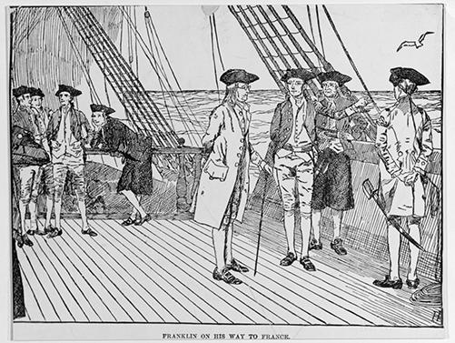 Ben Franklin Voyage 1777